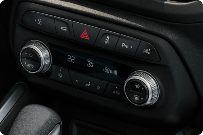 Aire acondicionado digital del Chevrolet Onix 2026