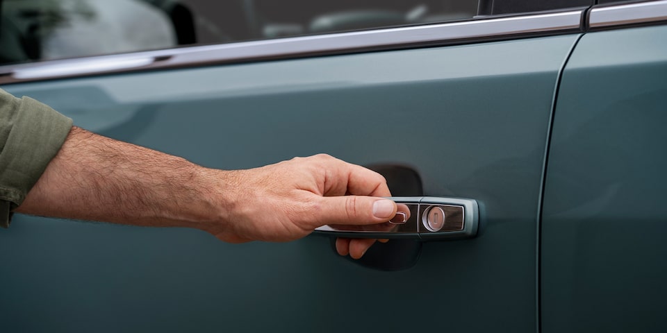 Diseño de la puerta de la Chevrolet Trailblazer.