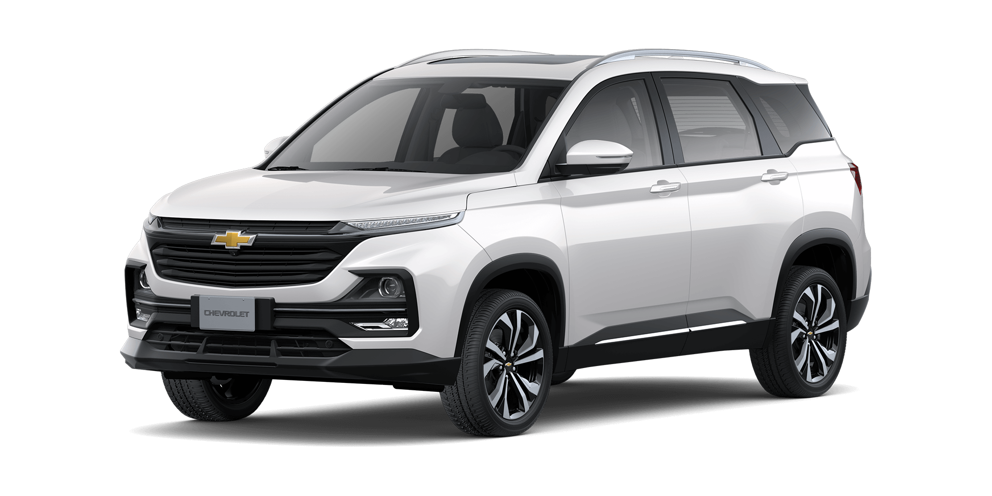 Descubre la SUV Chevrolet Captiva Turbo en color blanco