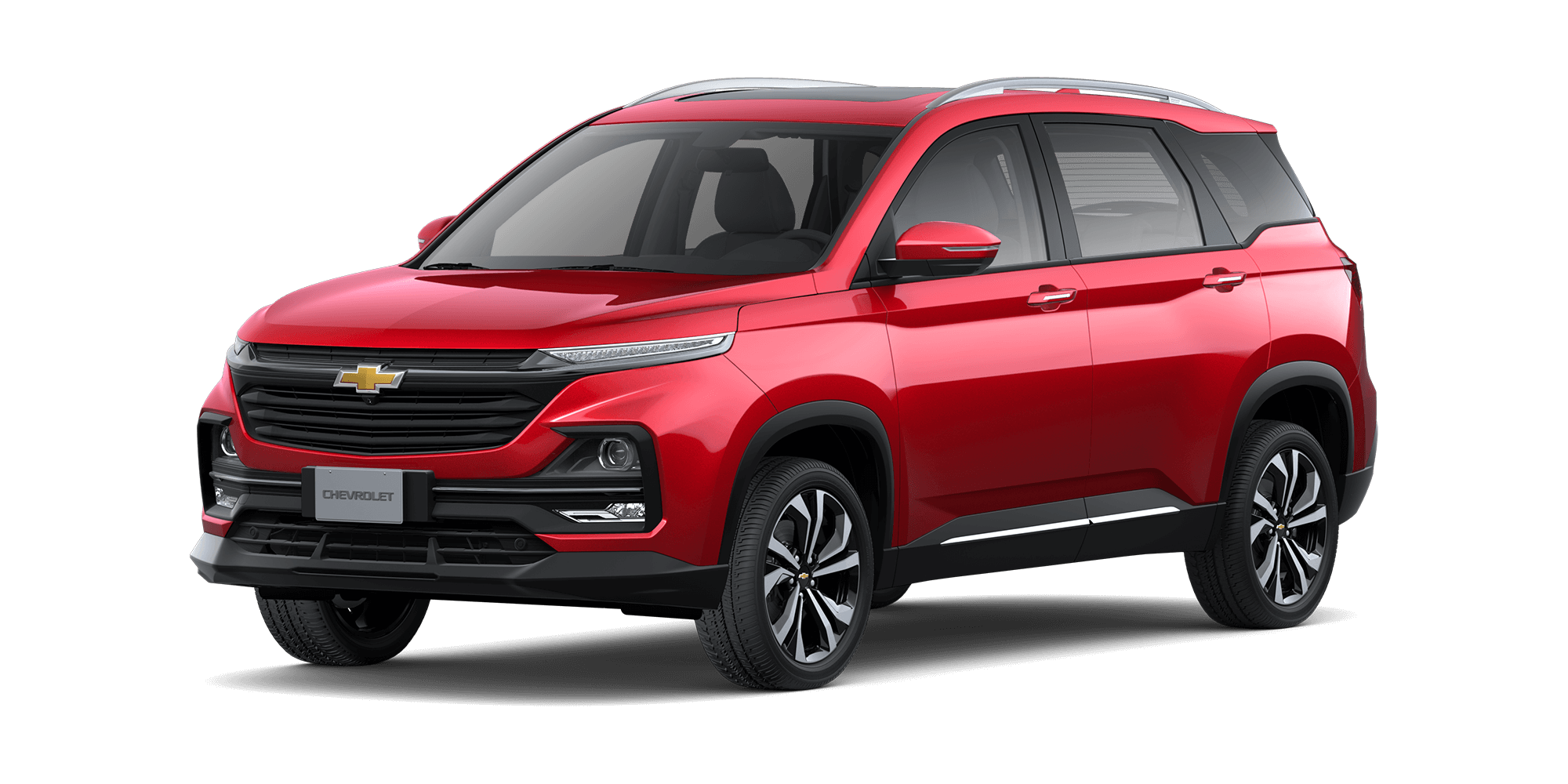 Descubre la SUV Chevrolet Captiva Turbo en color rojo