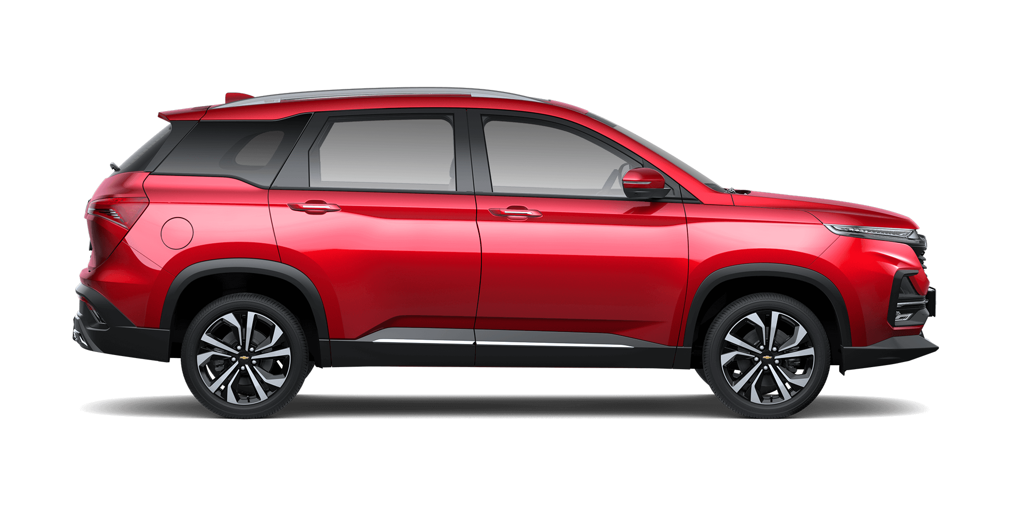 Descubre la SUV Chevrolet Captiva Turbo en color rojo