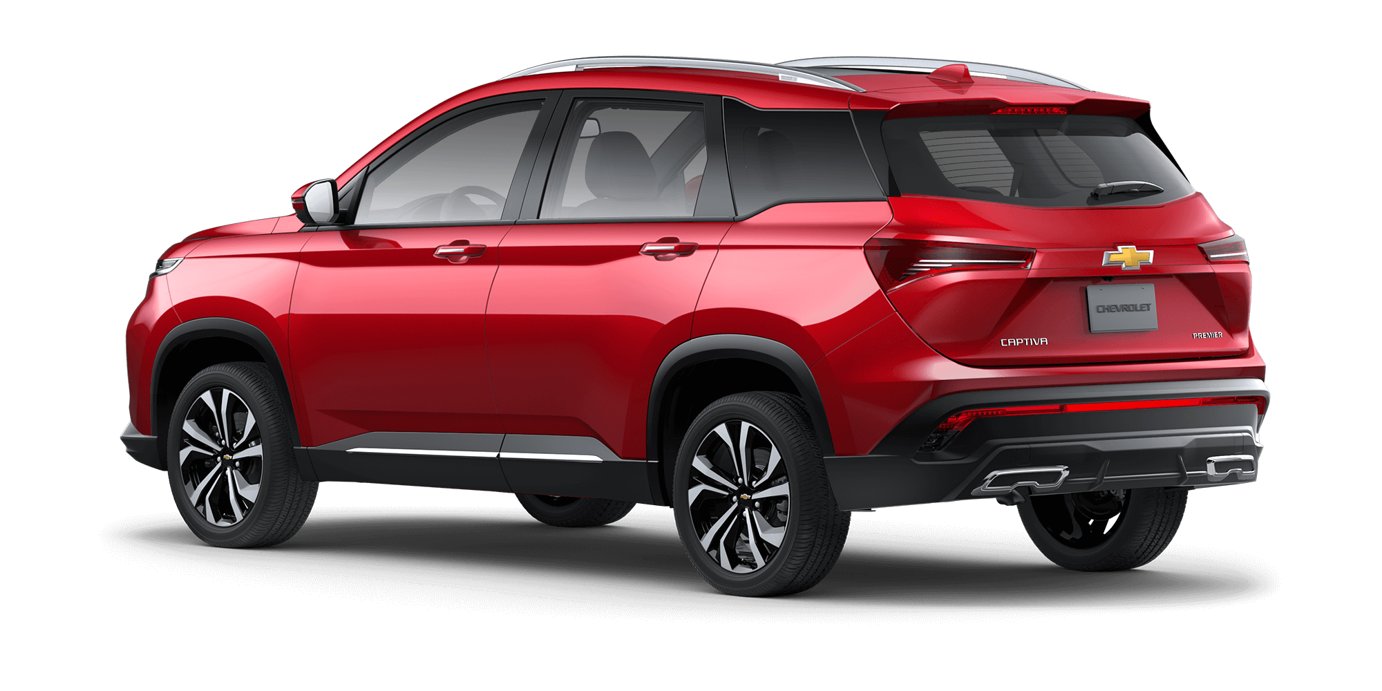 Descubre la SUV Chevrolet Captiva Turbo en color rojo