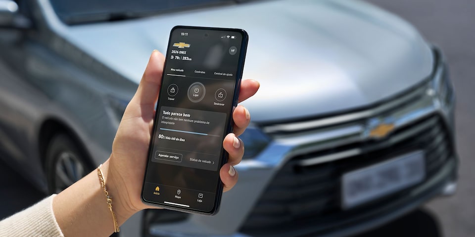 Conectividad entre aplicación myChevrolet y el Chevrolet Onix Plus 