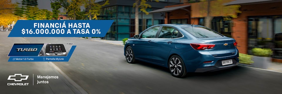 Chevrolet Argentina - Onix Plus condición comercial julio 2025