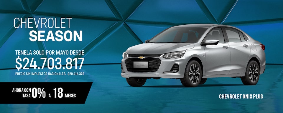 Chevrolet Argentina - Onix Plus condiciones comerciales Mayo 2025
