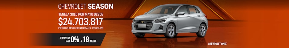 Chevrolet Argentina - Onix retail mayo 25