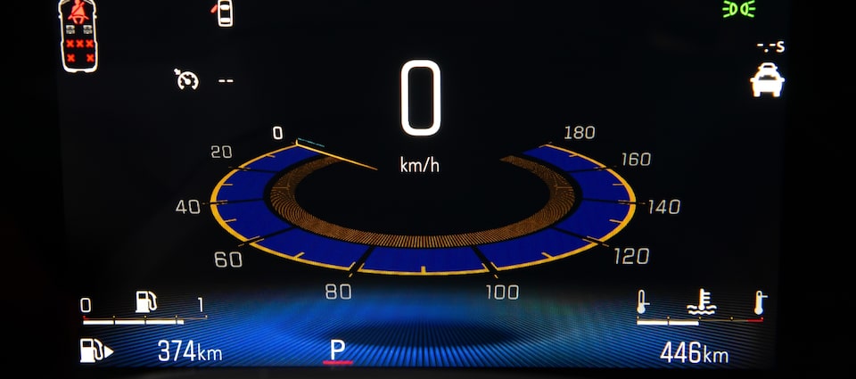 Chevrolet Spin - panel digital