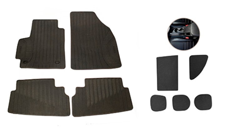 Imagen del kit de alfombras para cabina.