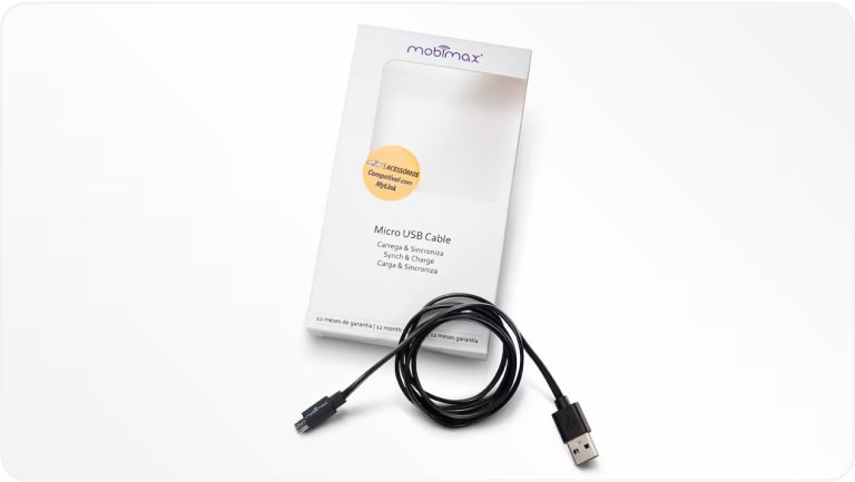 Imagen de cable Android USB.
