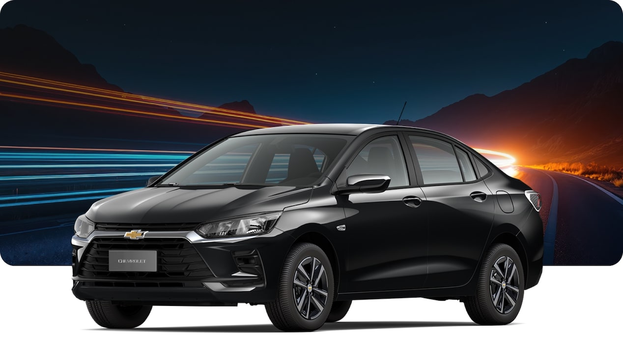 Chevrolet Onix Plus 2027 LT MT en color Negro Black Meet Kettle con características de tecnología y elegancia en Argentina