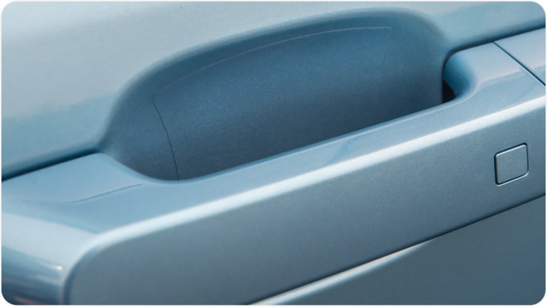 Rollo de película protectora de pintura para las manijas del Chevrolet Onix.