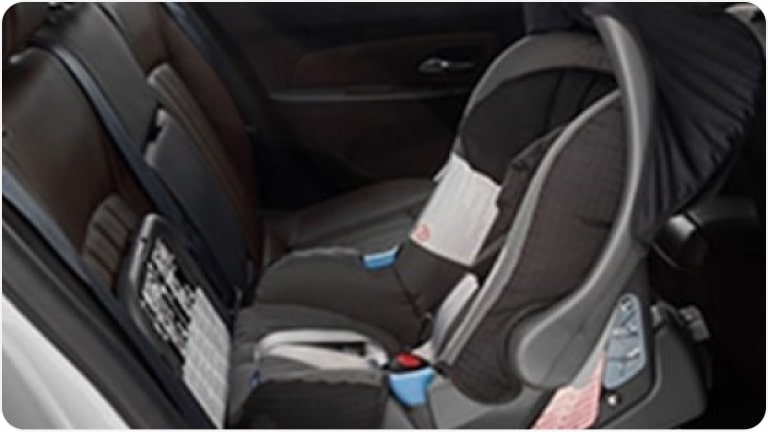 Silla infantil Britax hasta 13 kilogramos del Chevrolet Onix.