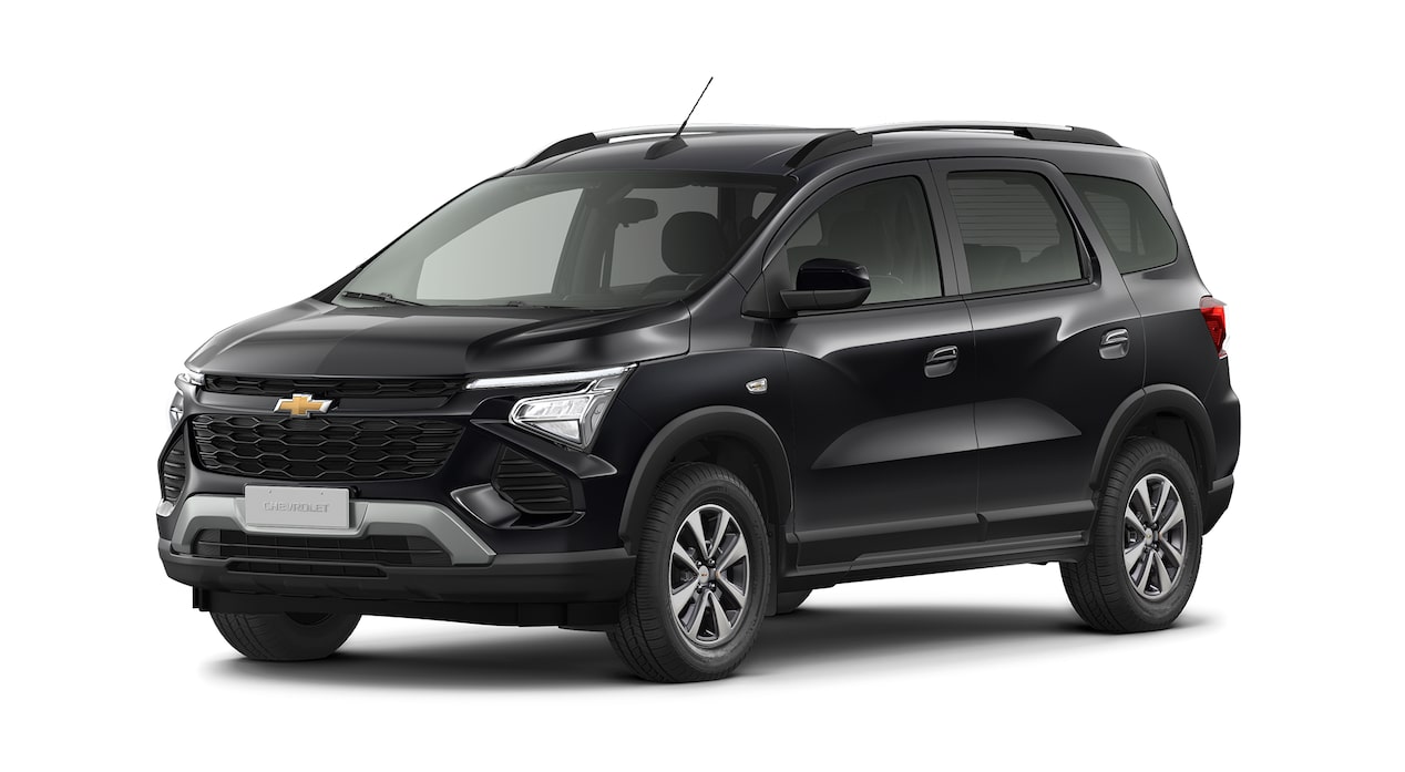 Chevrolet Spin 2026 negro, SUV con presencia elegante y diseño imponente, ideal para quienes buscan distinción y confort.