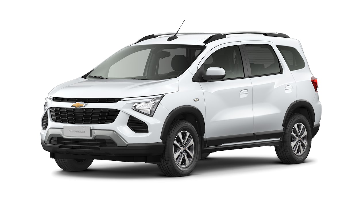 Chevrolet Spin 2026 blanco, SUV pensado para la seguridad familiar y comodidad en cada trayecto.
