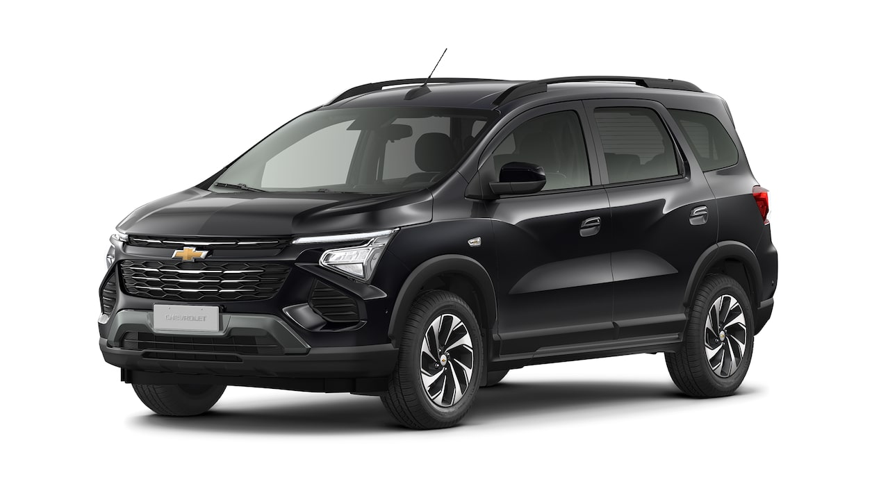Chevrolet Spin 2026 negro, SUV con estilo sofisticado y presencia imponente, ideal para quienes buscan distinción y espacio.