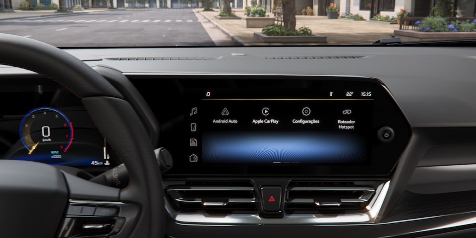 Vista trasera del Chevrolet Spin 2026 azul, destaca su seguridad, espacio y presencia en la ciudad, ideal para familias modernas.