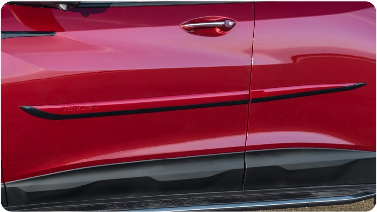 Adorno de puerta de la Chevrolet Tracker.