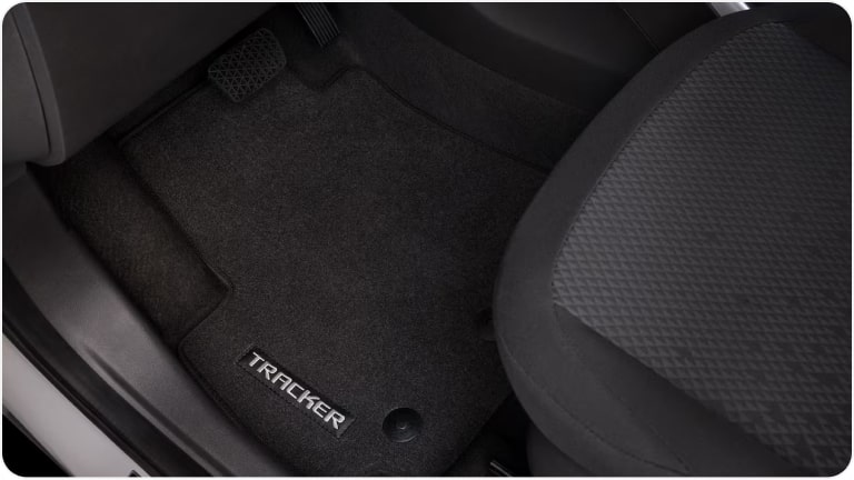 Alfombra de tejido de la Chevrolet Tracker.