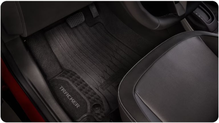 Distinto ángulo Alfombra de PVC de la Chevrolet Tracker.