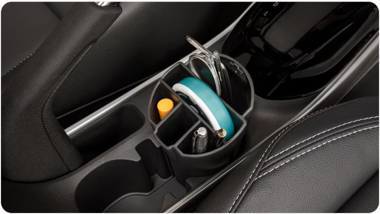 Organizador de posavasos de la Chevrolet Tracker.