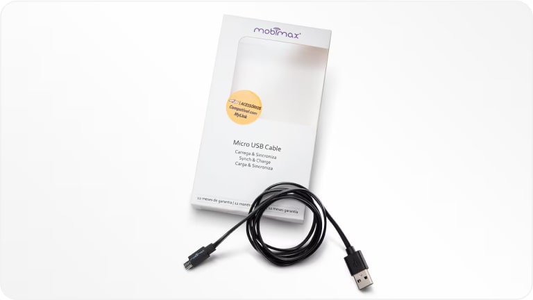 Vista superior del Cable USB para Android de la Chevrolet Tracker.