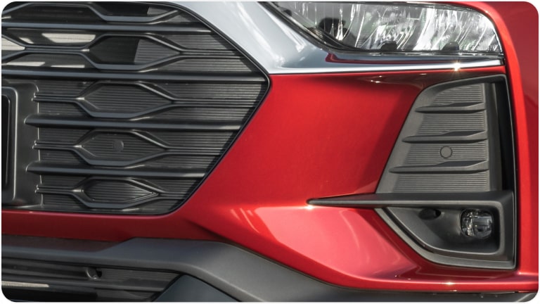 Sensor de estacionamiento delantero de la Chevrolet Tracker.