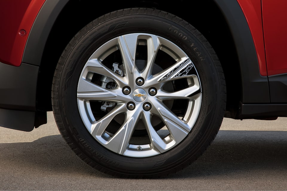 Chevrolet Tracker - Adhesivo para llantas de 17 color plata de tu SUV