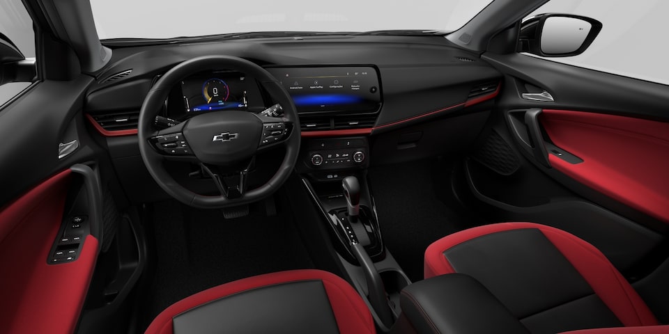 Parrilla frontal del Chevrolet Spin 2026 azul, diseño innovador que resalta modernidad y personalidad en el SUV familiar.