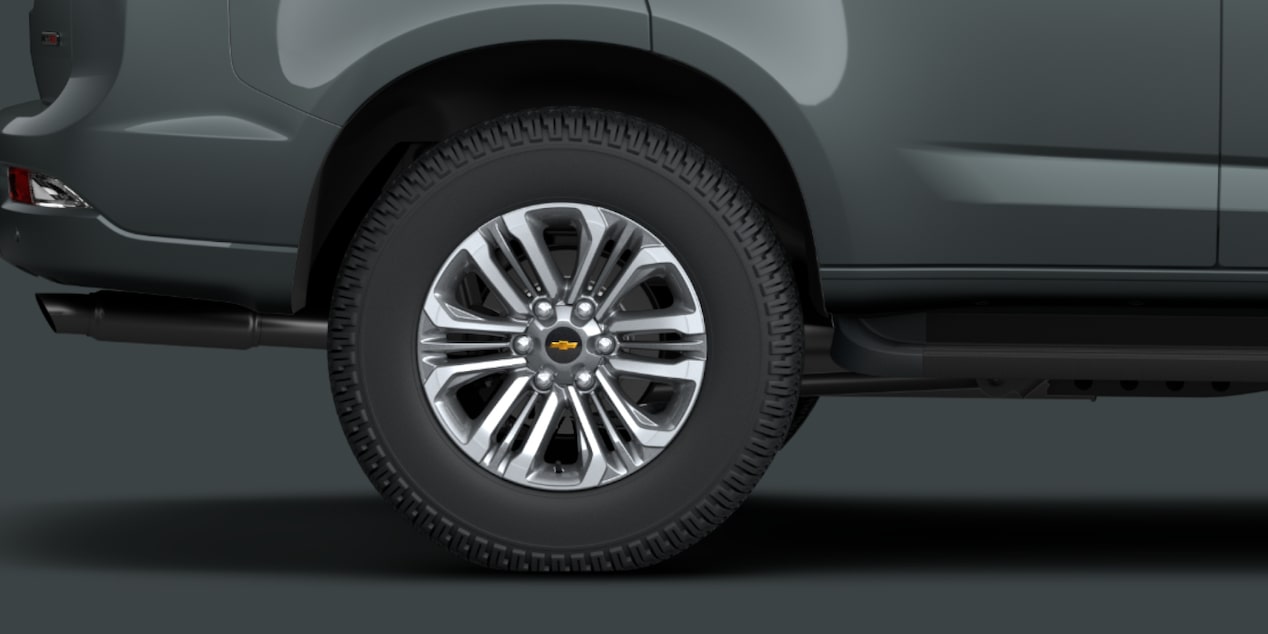 Llantas de aluminio de 18" de la Chevrolet Trailblazer.