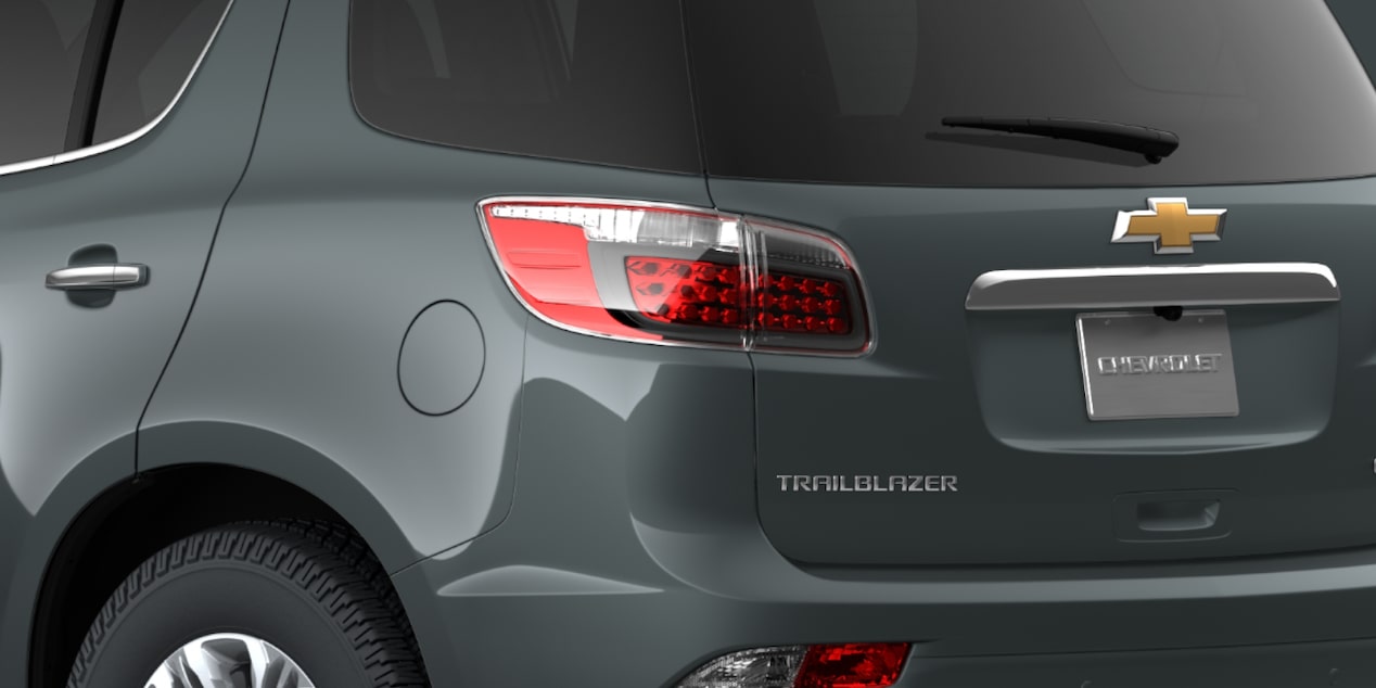 Faros traseros de la Chevrolet Trailblazer.