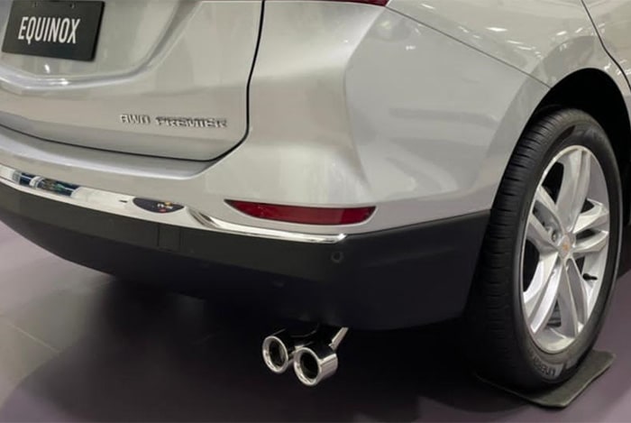 Destacá tu Chevrolet Equinox con la puntera de escape doble cromada