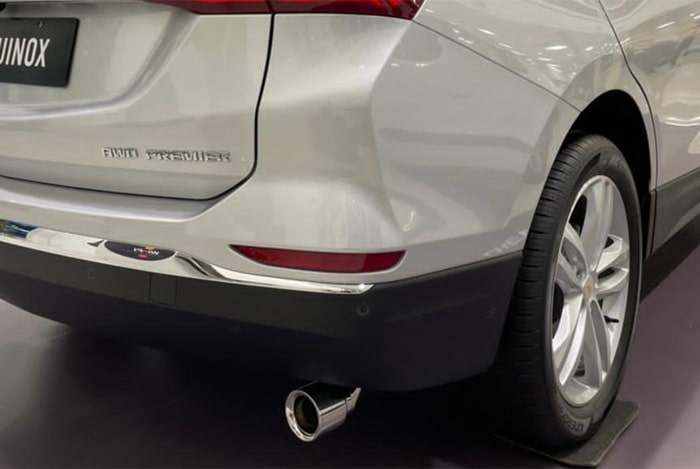 Embellecé tu Chevrolet Equinox con la puntera de escape cromada