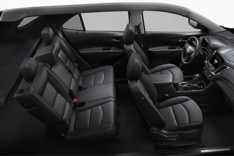Vista interior de la Chevrolet Equinox
