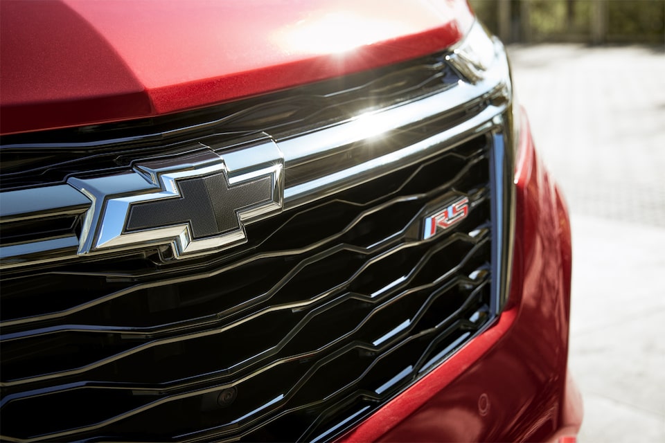 Detalle de accesorios de parrilla para la Chevrolet Equinox