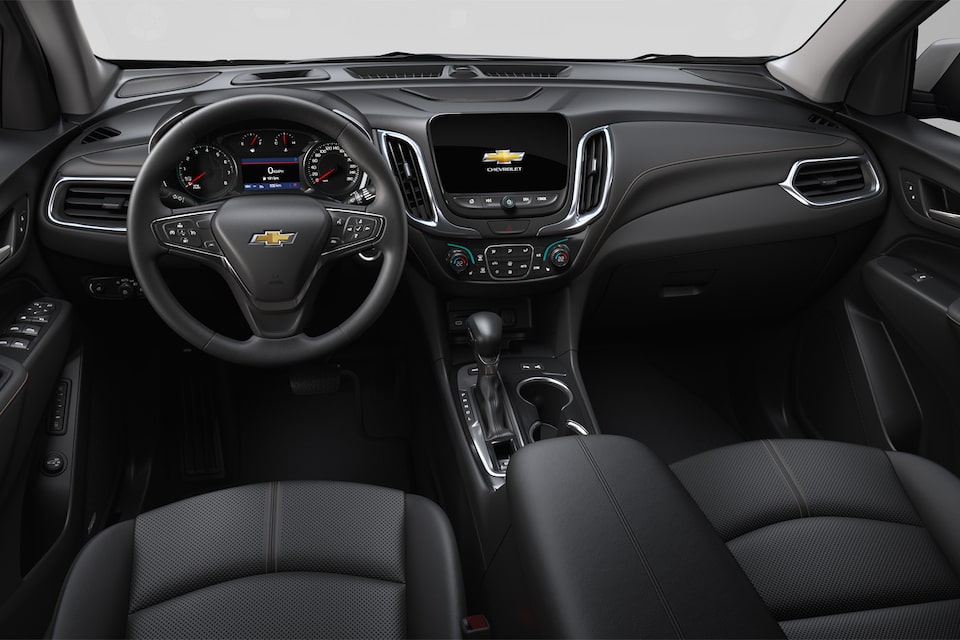 Vista interior del tablero de la Chevrolet Equinox