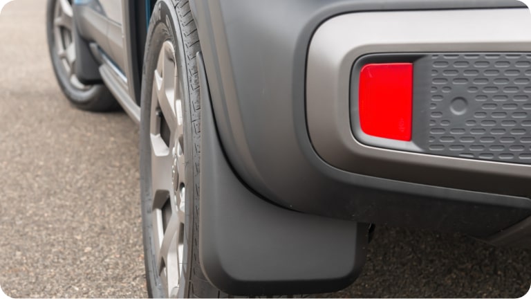 Kit de guardabarros traseros del Chevrolet Spark EUV.