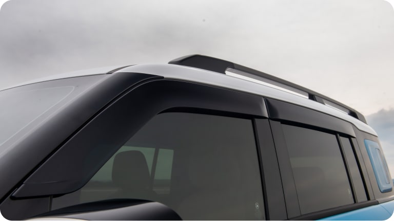 Canalón protector para la lluvia del Chevrolet Spark EUV.