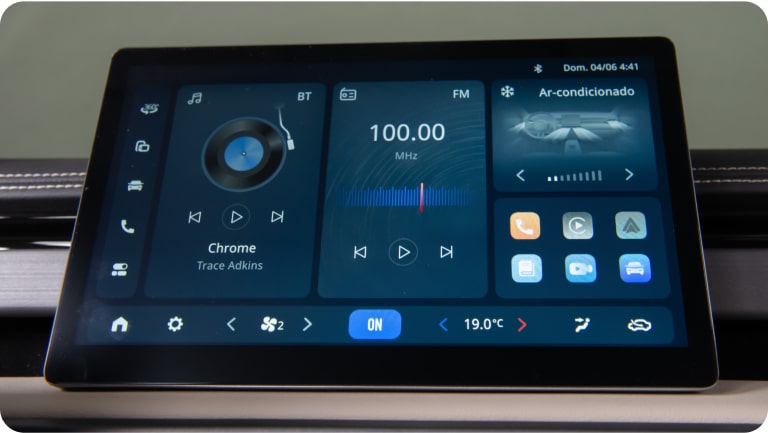 Protector de pantalla MyLink del Chevrolet Spark EUV.