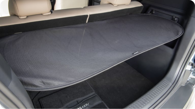 Cobertura de portaequipajes del Chevrolet Spark EUV.