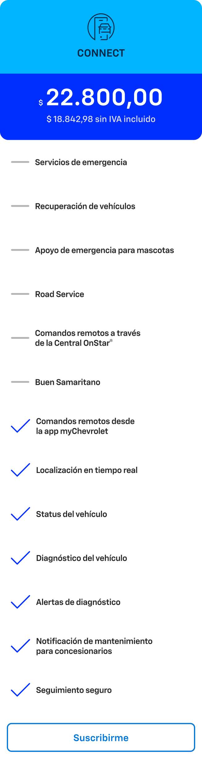 Chevrolet Argentina - OnStar Connect