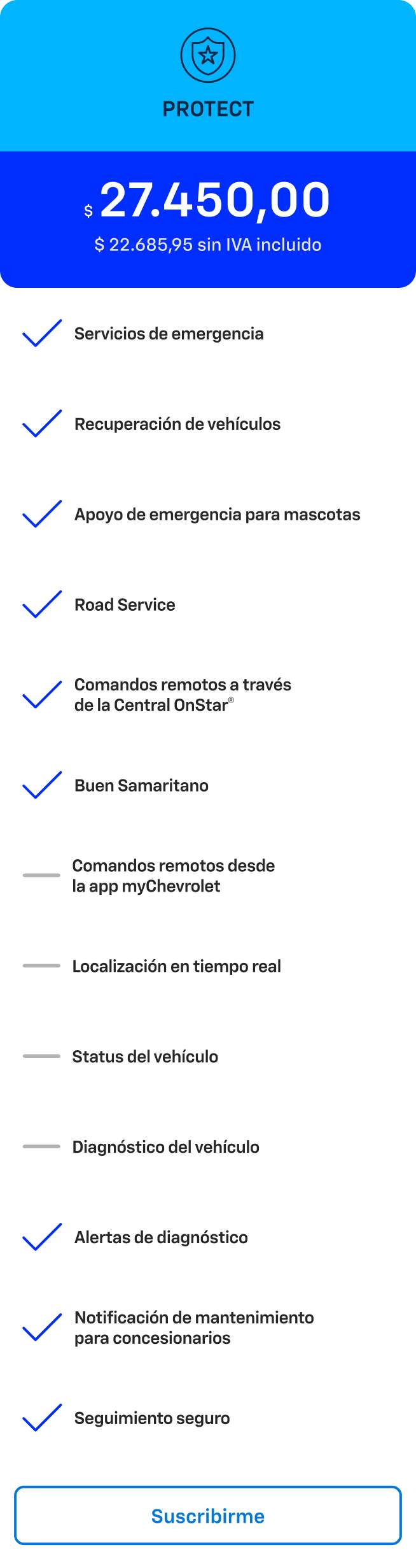 Chevrolet Argentina - OnStar Protect
