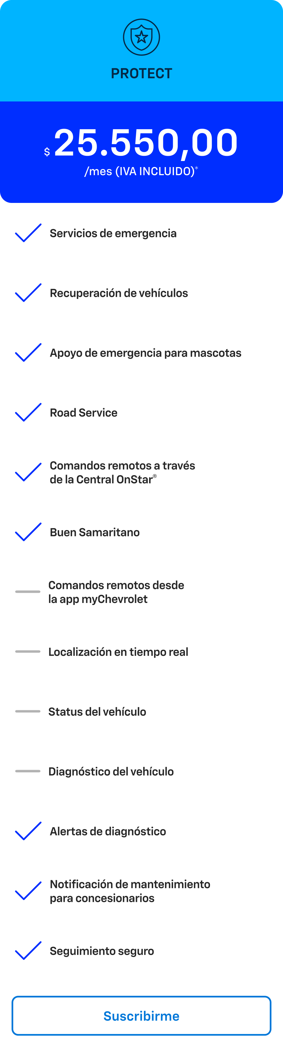 Chevrolet Argentina - OnStar Protect