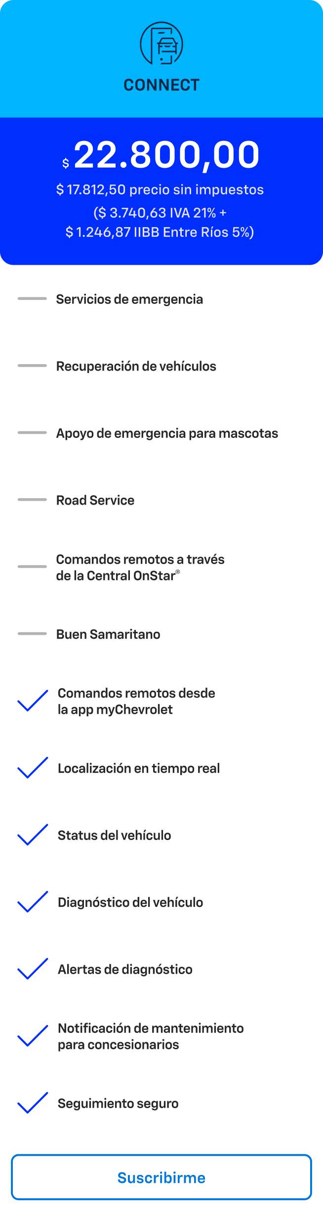 Chevrolet Argentina - OnStar Connect