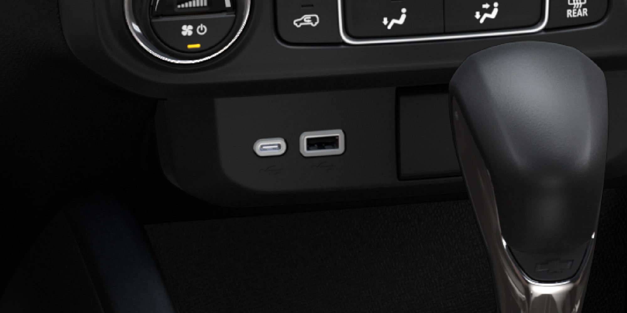 Pickup Chevrolet S10 - Conectores USB