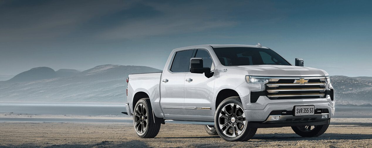 Parte trasera de la nueva Chevrolet Silverado.