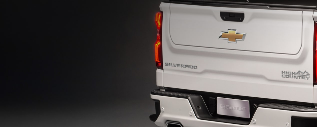 Parte trasera de la nueva Chevrolet Silverado.