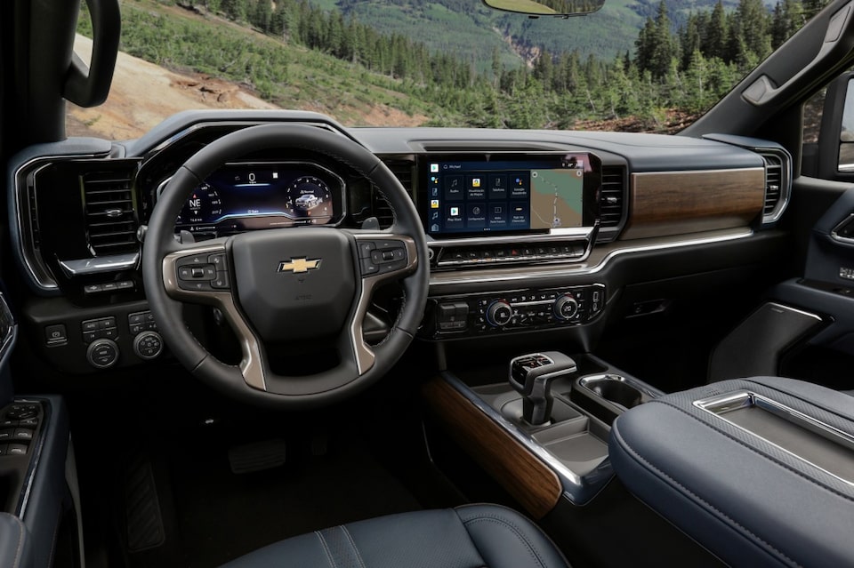 Chevrolet Silverado High Country - vista del tablero