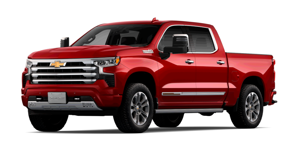Chevrolet Silverado Z71 rojo - vista frente
