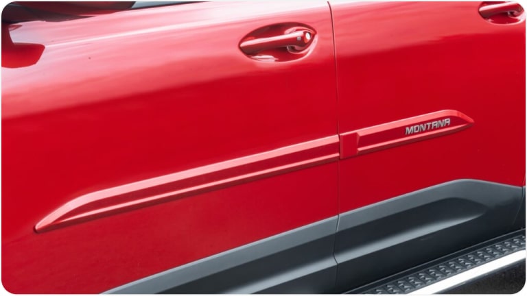 Adorno de puerta para la Chevrolet Montana.