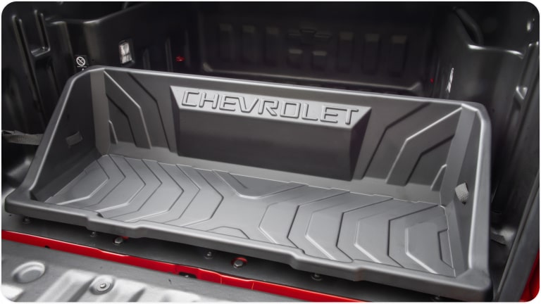 Bandeja organizadora para la caja de la Chevrolet Montana. 